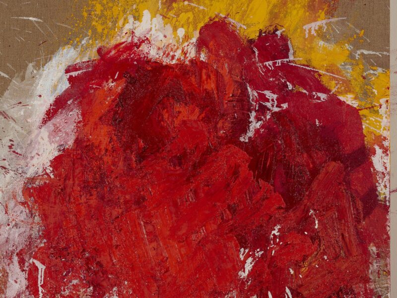 Aida Tomescu, The ear in the river and the prayer in the stone III (detail), 2022