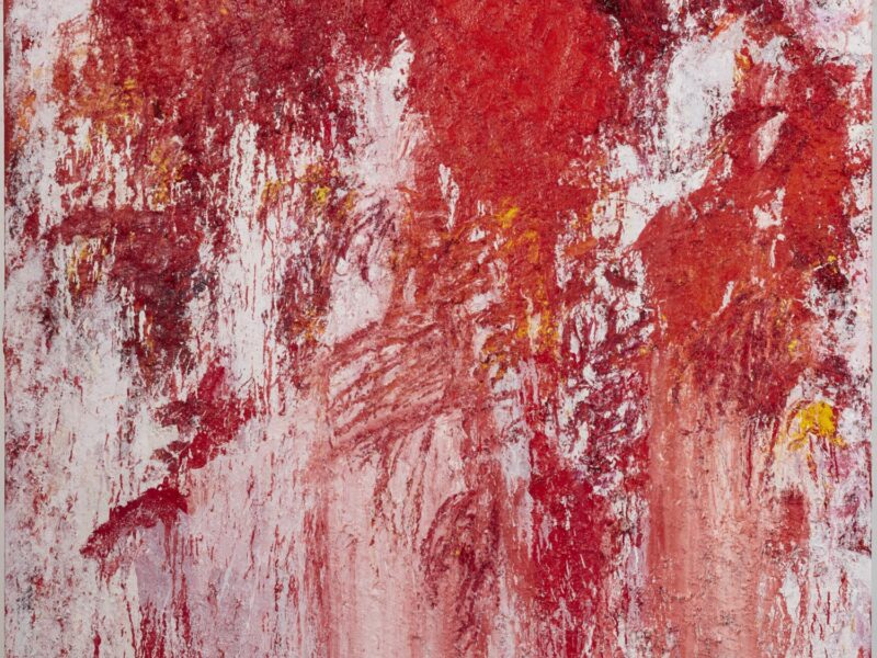 Aida Tomescu, The ear in the river and the prayer in the stone IV, 2022