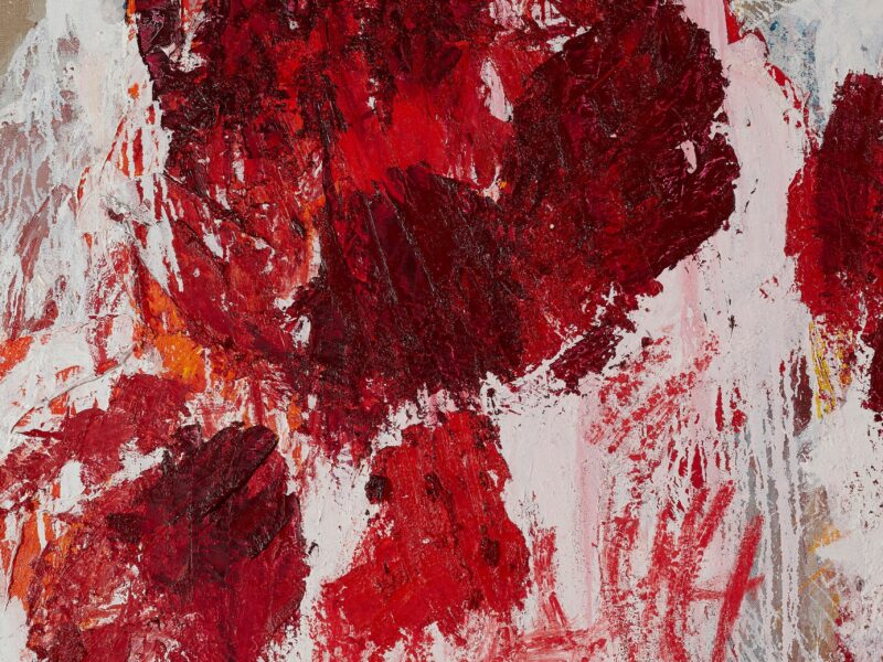 Aida Tomescu, The ear in the river and the prayer in the stone, (triptych) detail, 2022