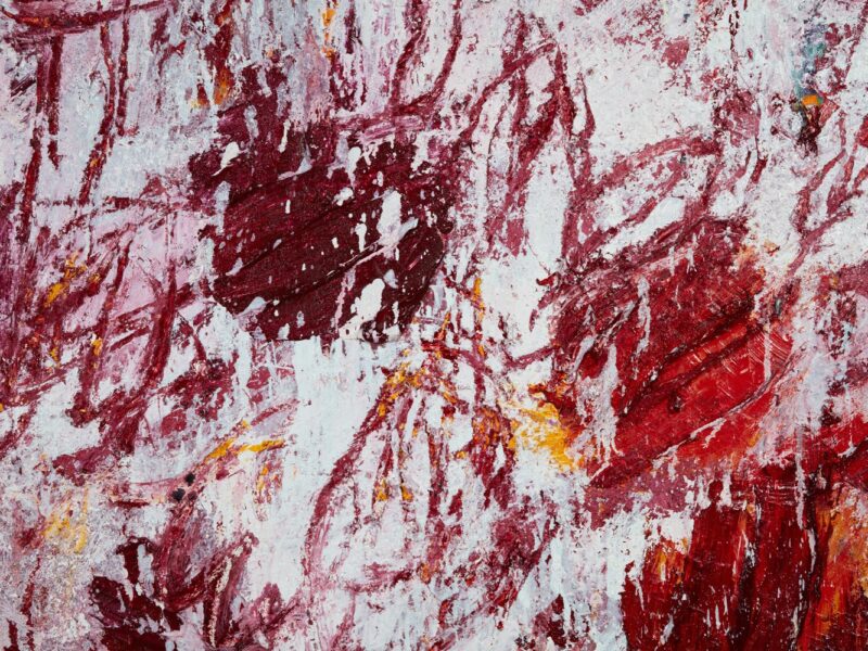 Aida Tomescu, The open wounds of white clouds (detail), 2019
