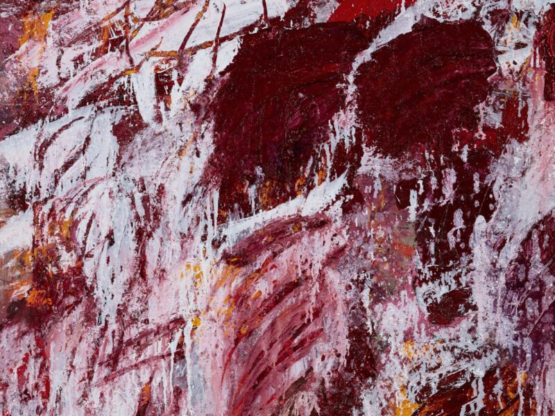Aida Tomescu, The open wounds of white clouds (detail), 2019