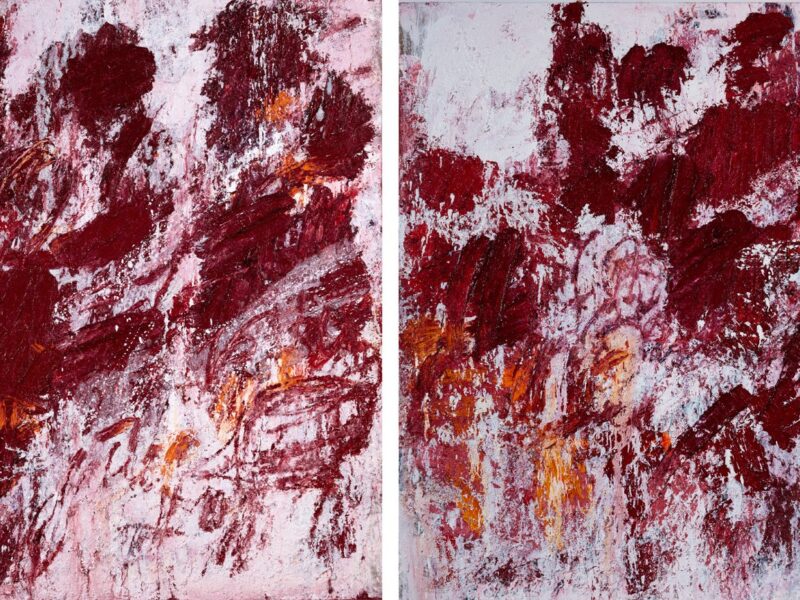 Aida Tomescu, The Open Wounds of White Clouds I, 2019