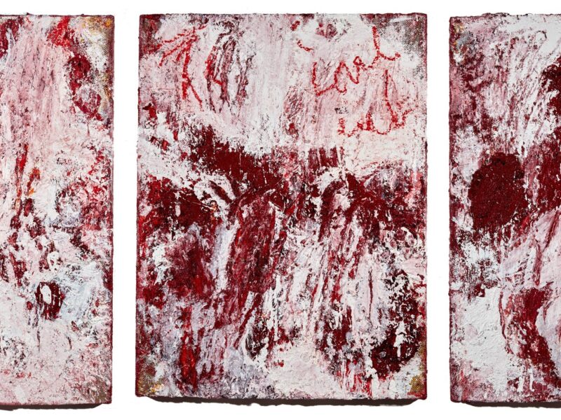 Aida Tomescu, The Torch in my Ear I, III, IV, 2018