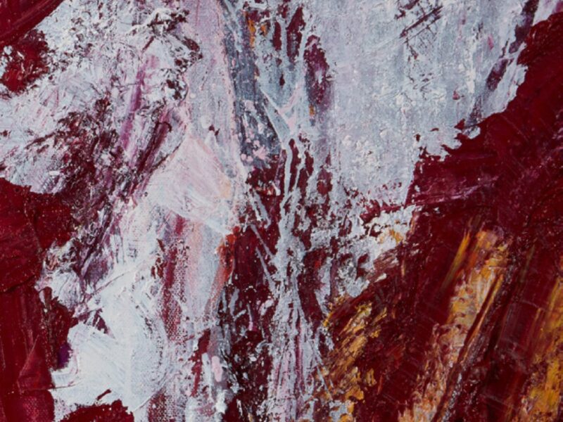 Aida Tomescu, Violet with Candles (detail 01), 2020