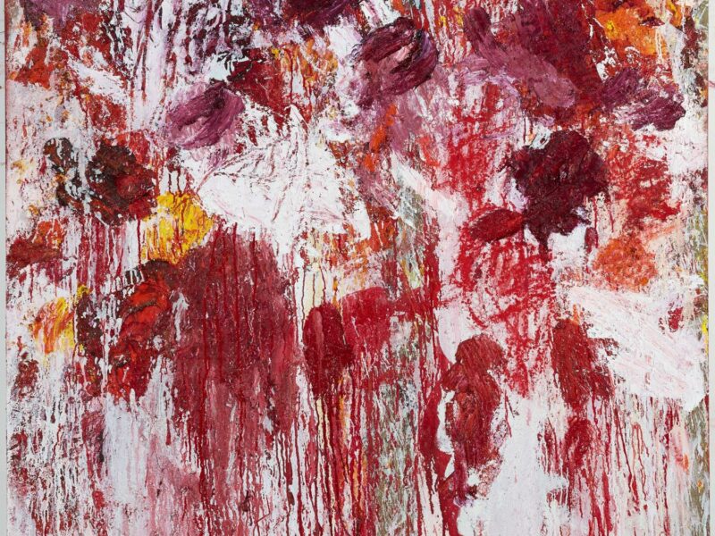 Aida Tomescu, ‘With the Crimson word II’, 2023